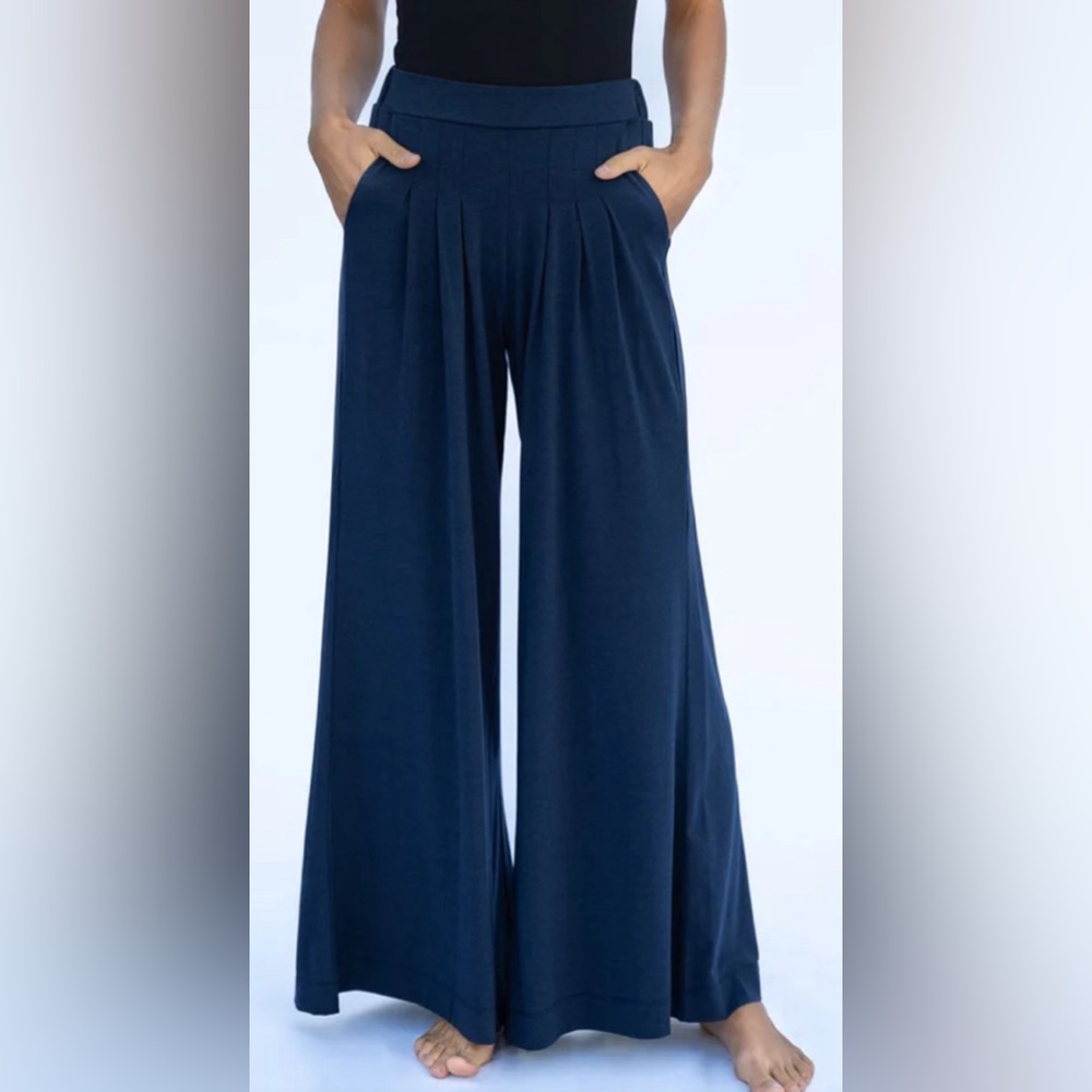 LAIRD WOMEN'S PALAZZO PANT LARGE NWOT PINK